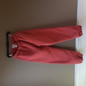 Men's Red Lands End Sweatpants